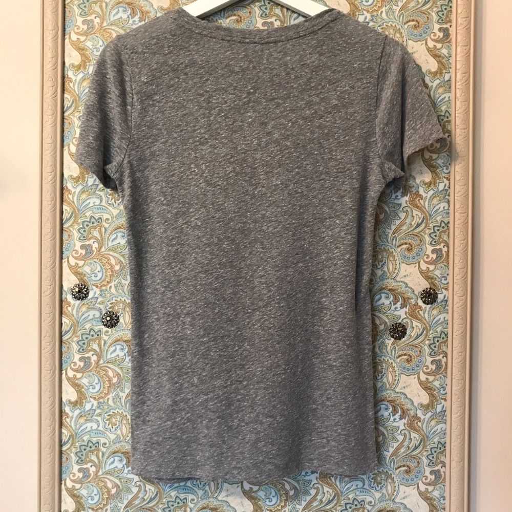 Aerie Silver Tinsel “Eat Cake” Best Tee Shirt - Picture 2 of 5